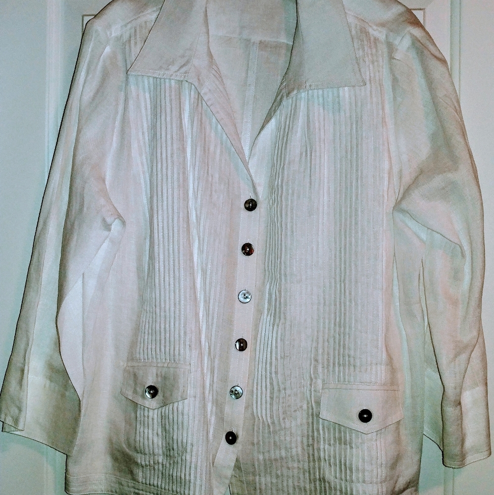 Very dressy Linen Blouse